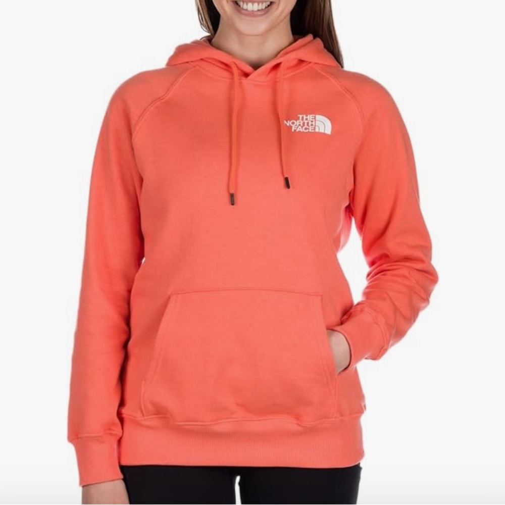 The North Face Women’s 80/20 Throwback Hoodie Coral Sunrise XXL/3XL NWT 943